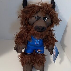 Oklahoma City Thunder Basketball Mascot "Rumble" Plush Figure Collectible